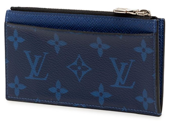 Tarjetero Louis Vuitton Monogram Taiga Rama Azul - vista 2