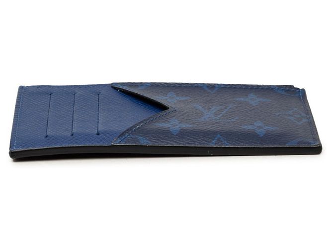 Tarjetero Louis Vuitton Monogram Taiga Rama Azul - vista 3