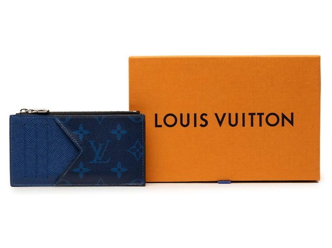 Tarjetero Louis Vuitton Monogram Taiga Rama Azul - vista 7