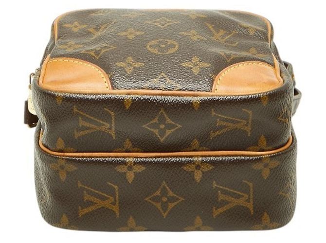 Borsa a tracolla Louis Vuitton Monogram Amazon Marrone - vista 3