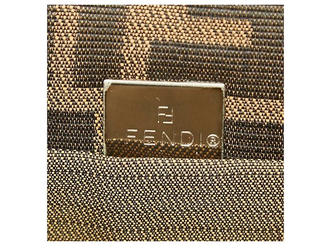 Borsa a tracolla Fendi Zucca Marrone - vista 10