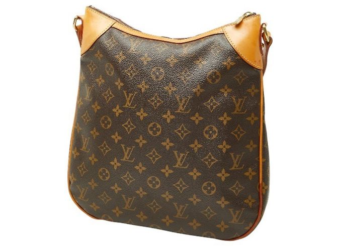 Borsa a tracolla Louis Vuitton Monogram Odeon MM Marrone - vista 2