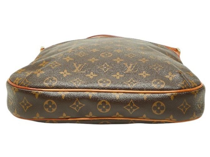 Borsa a tracolla Louis Vuitton Monogram Odeon MM Marrone - vista 3