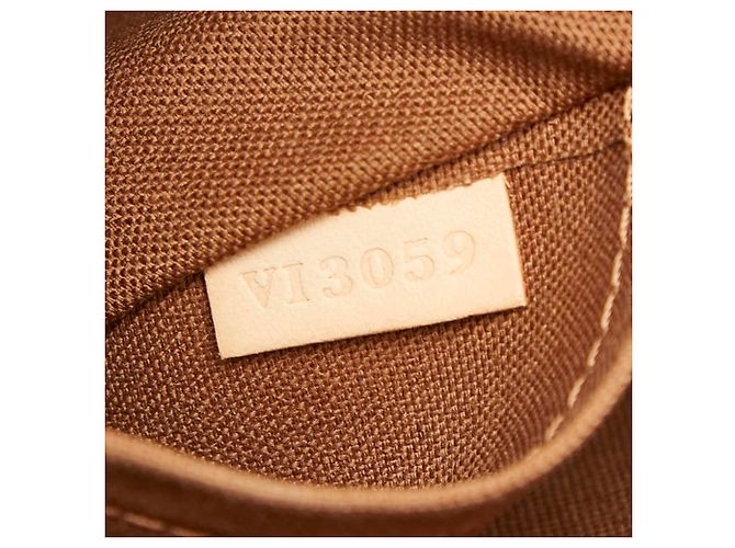 Borsa a tracolla Louis Vuitton Monogram Odeon MM Marrone - vista 8