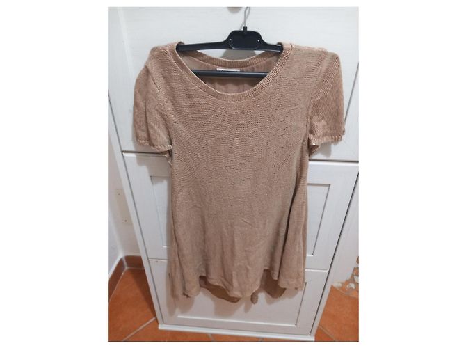 Brunello Cucinelli Strickpullover aus Leinen und Seide beige - Ansicht 11