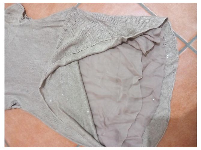 Brunello Cucinelli Strickpullover aus Leinen und Seide beige - Ansicht 5