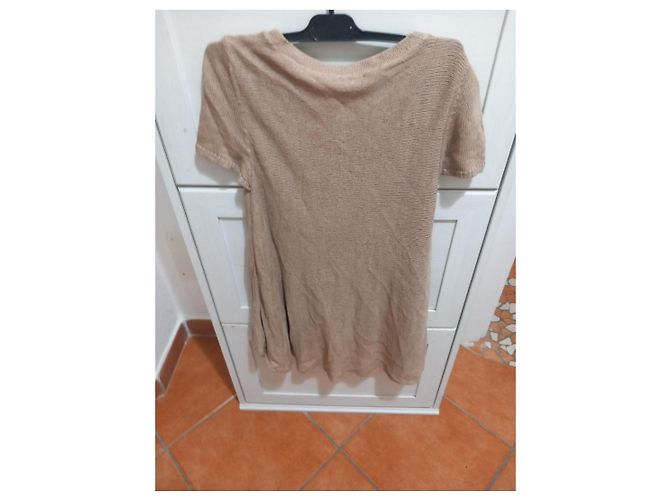 Brunello Cucinelli Strickpullover aus Leinen und Seide beige - Ansicht 6
