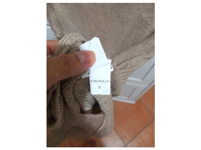 Brunello Cucinelli Strickpullover aus Leinen und Seide beige - Ansicht 8
