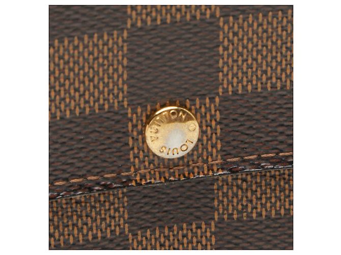 Louis Vuitton Damier Portefeuille Sarah Long Wallet Castaño - vista 8
