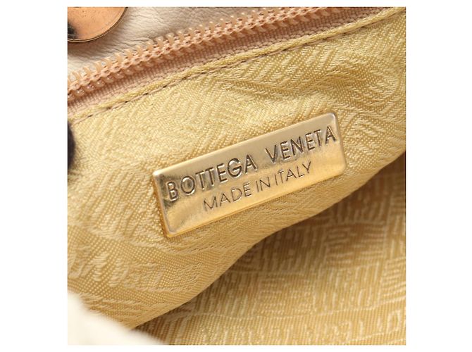 Borsa a Spalla Bottega Veneta Intrecciato Crudo - vista 4