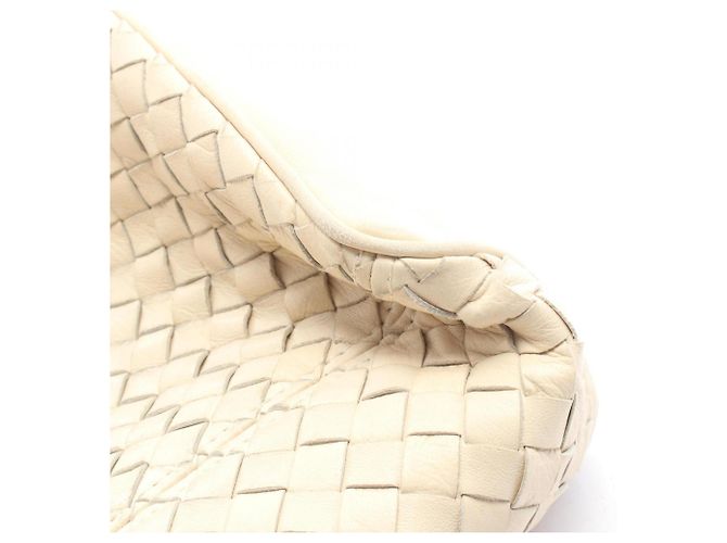 Borsa a Spalla Bottega Veneta Intrecciato Crudo - vista 5