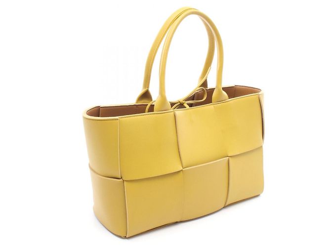 Borsa Tote Small Arco Bottega Veneta Giallo - vista 2