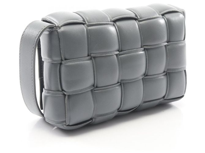 Borsa a tracolla Padded Cassette Small Bottega Veneta Marrone - vista 2