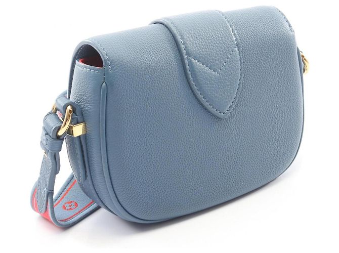 Borsa a tracolla Louis Vuitton LV PONT 9 Pont Neuf Soft PM Blu - vista 2