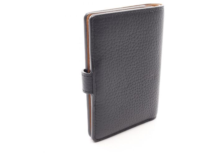 Louis Vuitton LV Vertical Wallet Compact Noir Nero - vista 2