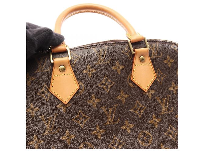 Borsa Louis Vuitton Alma PM Monogram Marrone Monogramma - vista 13