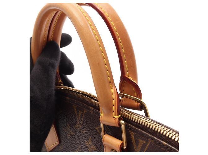 Borsa Louis Vuitton Alma PM Monogram Marrone Monogramma - vista 15