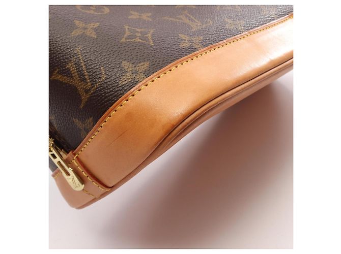 Borsa Louis Vuitton Alma PM Monogram Marrone Monogramma - vista 8