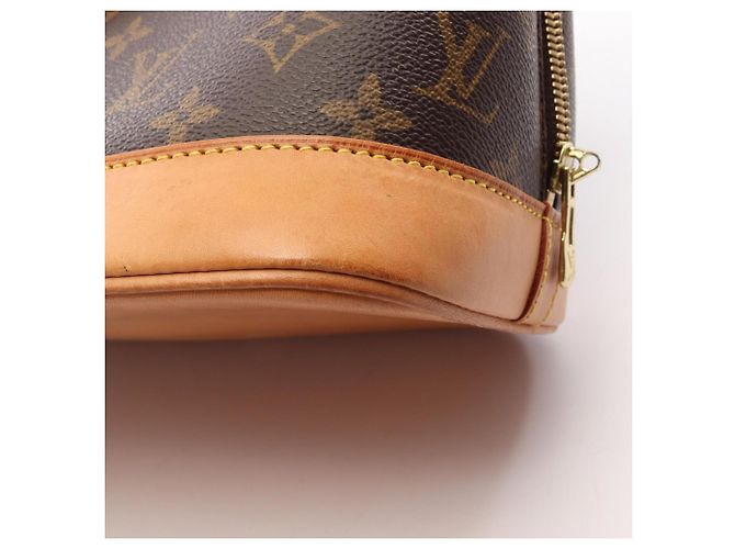 Borsa Louis Vuitton Alma PM Monogram Marrone Monogramma - vista 9