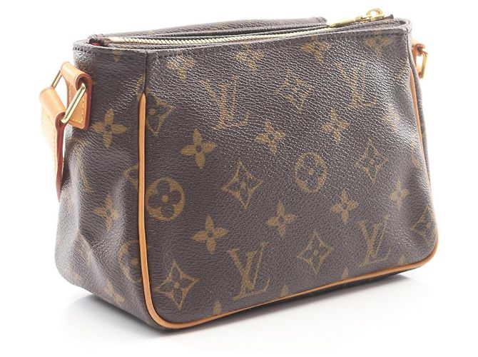 Borsa a tracolla Louis Vuitton Vivacite PM Monogram Marrone Monogramma - vista 2