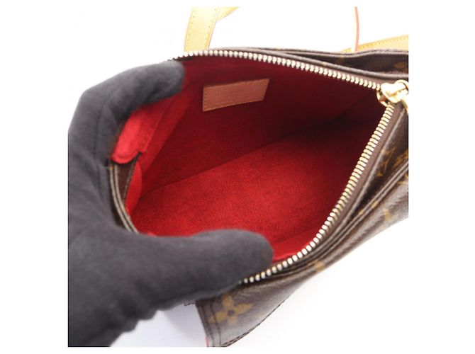 Borsa a tracolla Louis Vuitton Vivacite PM Monogram Marrone Monogramma - vista 3