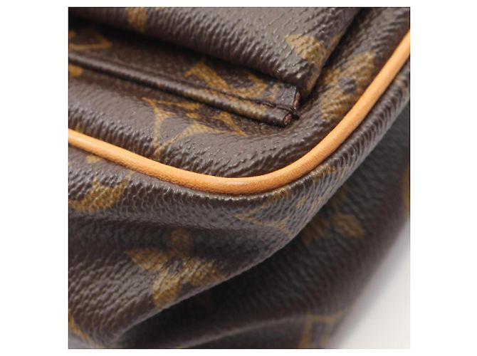 Borsa a tracolla Louis Vuitton Vivacite PM Monogram Marrone Monogramma - vista 7