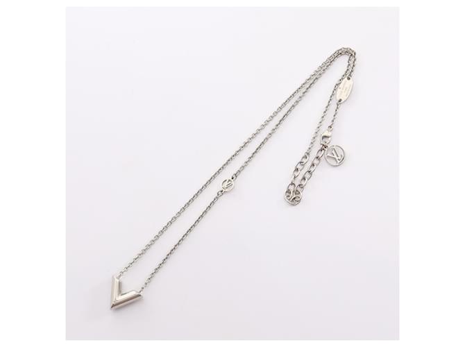 Collana Essential V Louis Vuitton Argento - vista 3