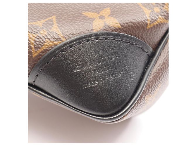 Borsa a Spalla Louis Vuitton Odeon NM PM Marrone Nero Monogramma - vista 4