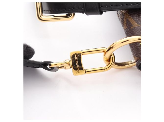 Borsa a Spalla Louis Vuitton Odeon NM PM Marrone Nero Monogramma - vista 9
