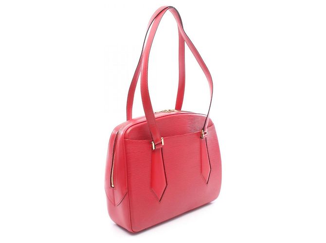 Borsa a spalla Louis Vuitton Voltaire Epi Castilian Red Rosso - vista 2