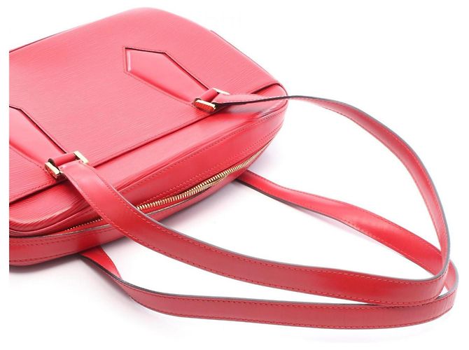 Borsa a spalla Louis Vuitton Voltaire Epi Castilian Red Rosso - vista 7