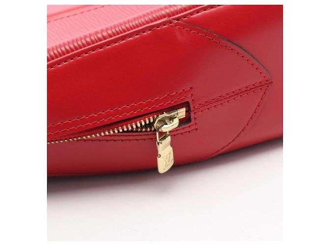 Borsa a spalla Louis Vuitton Voltaire Epi Castilian Red Rosso - vista 8