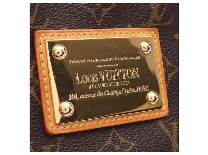 Borsa a Spalla Louis Vuitton Galliera PM Marrone Monogramma - vista 11