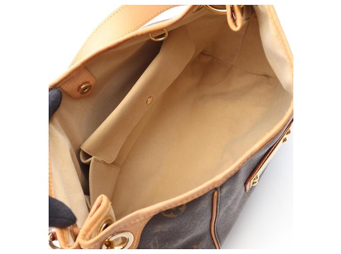 Borsa a Spalla Louis Vuitton Galliera PM Marrone Monogramma - vista 3