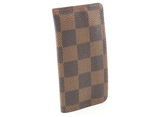 Louis Vuitton Clochette PM Damier Ebene Llavero Castaño - vista 2
