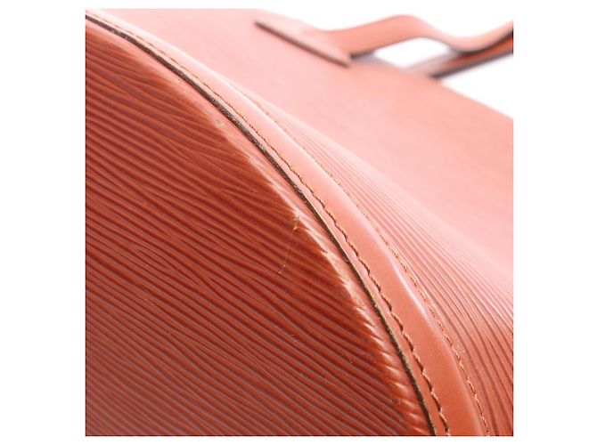 Borsa Louis Vuitton Saint Jacques Shopping Epi Kenya Brown Marrone - vista 10