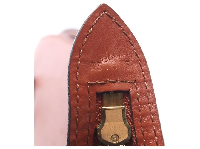 Borsa Louis Vuitton Saint Jacques Shopping Epi Kenya Brown Marrone - vista 5