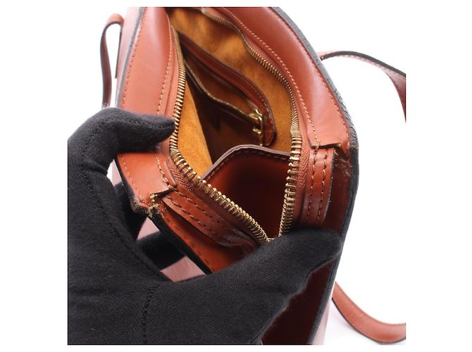 Borsa Louis Vuitton Saint Jacques Shopping Epi Kenya Brown Marrone - vista 7