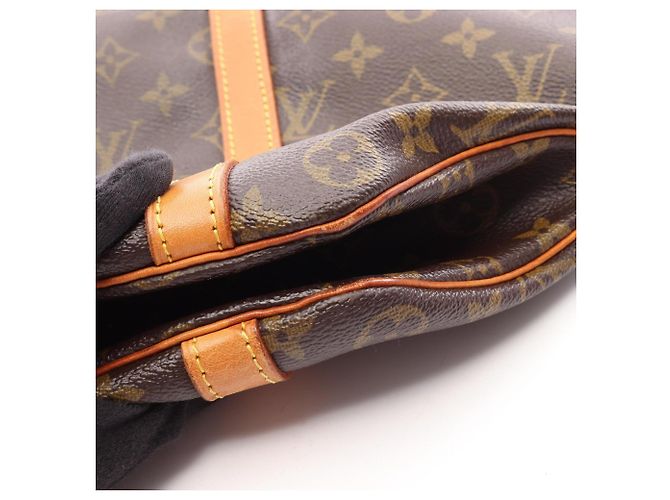 Borsa Tote Louis Vuitton Monogram Marrone Monogramma - vista 10