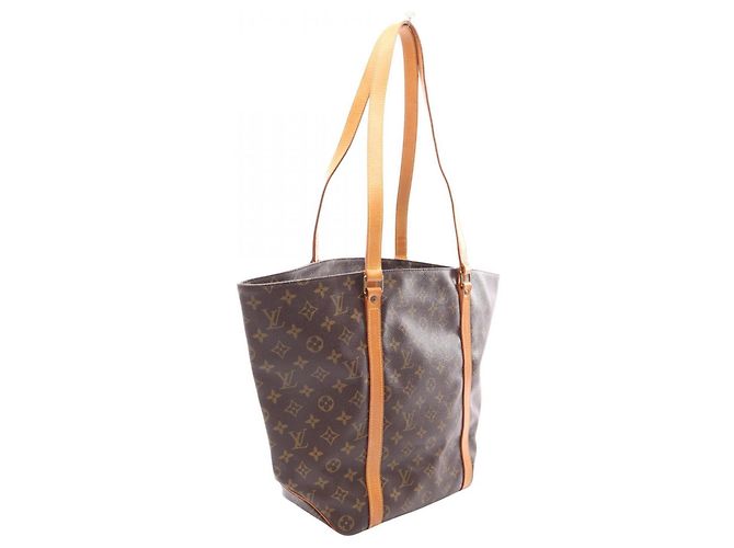 Borsa Tote Louis Vuitton Monogram Marrone Monogramma - vista 2