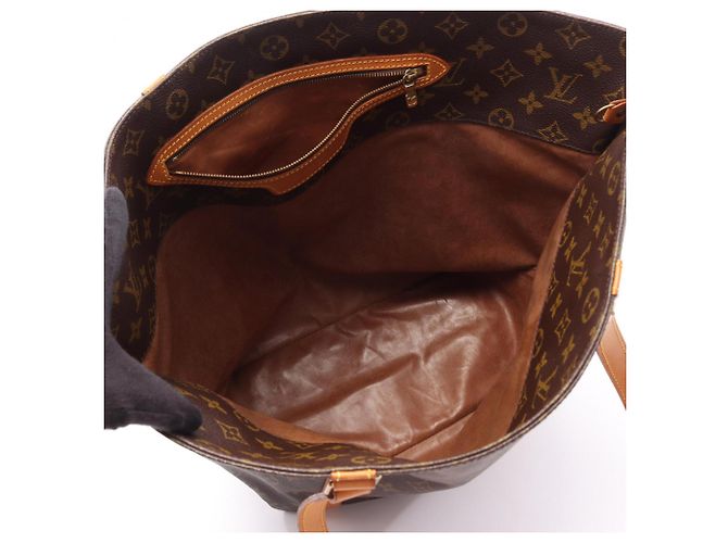Borsa Tote Louis Vuitton Monogram Marrone Monogramma - vista 3