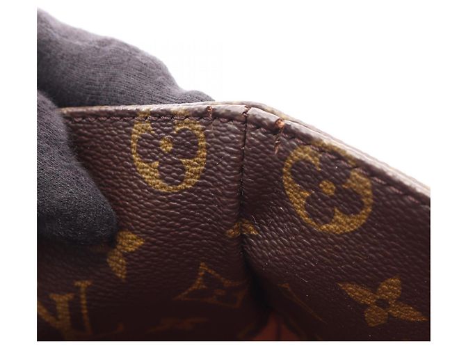Borsa Tote Louis Vuitton Monogram Marrone Monogramma - vista 8