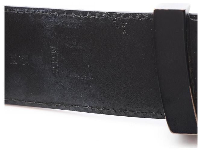 Cintura LV Initial Damier Graphite Louis Vuitton Nero - vista 10