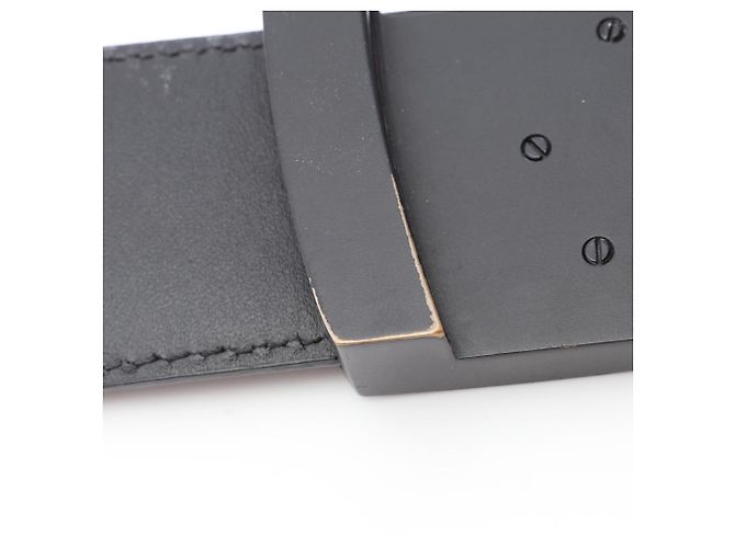 Cintura LV Initial Damier Graphite Louis Vuitton Nero - vista 7