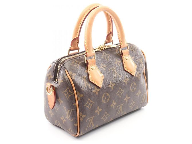 Borsa Louis Vuitton Speedy Bandoulière 20 Monogram Marrone Monogramma - vista 2