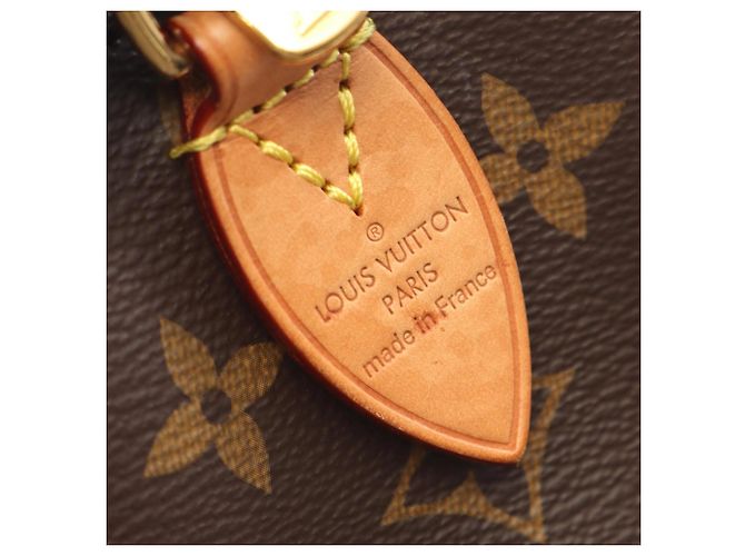 Borsa Louis Vuitton Speedy Bandoulière 20 Monogram Marrone Monogramma - vista 4