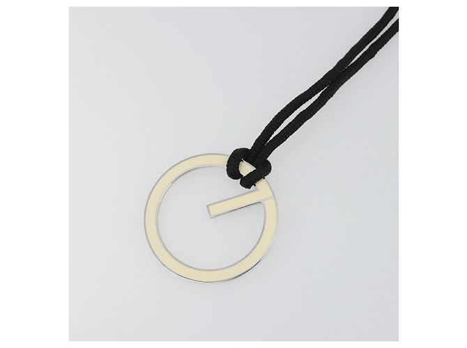 Collana GUCCI G Logo in metallo Silver Auth bs36627V Argento - vista 3