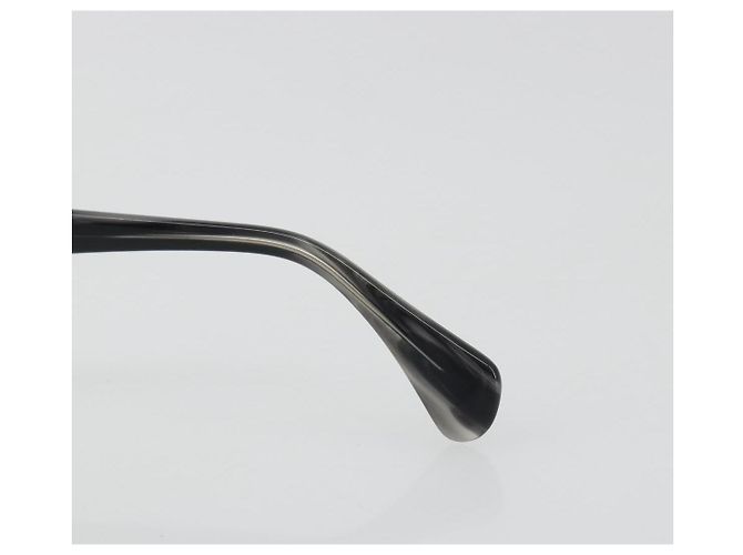 Occhiali da sole Miu Miu in plastica nero e argento Auth BA14751 - vista 10