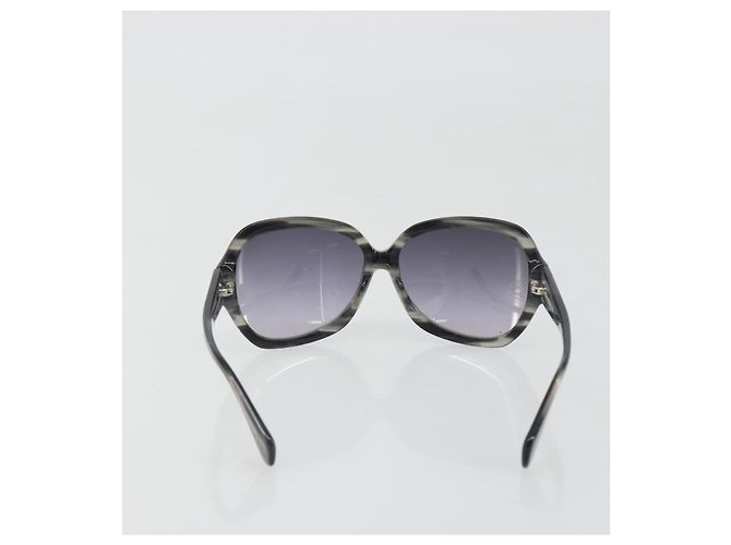 Occhiali da sole Miu Miu in plastica nero e argento Auth BA14751 - vista 3