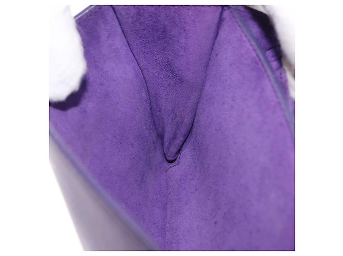 SAINT LAURENT Borsa a tracolla Classic Y Line Chain Small in pelle viola Auth bs36364 D'oro Porpora - vista 24